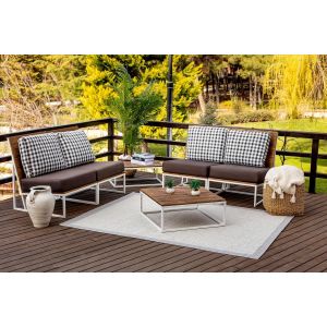 Nouvelhorizonstore-Belek Tapis Exterieur Terrasse Balcon, V&eacute;randa, Patio - G&eacute;om&eacute;trique Scandinave, Boheme Chic Et Oriental - Tapis Jardin Ext&eacute;rieur Et Int&eacute;rieur Moderne Grande Taille 120x170 Cm - Ivo - Neuf