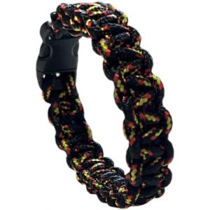 Eryi-Bracelet Drapeau De L'espagne Pour Homme Et Femme. Bracelet En Corde Tressée. Bracelet En Cuir Et Tissu Espagnol Avec Fermoir. - Neuf