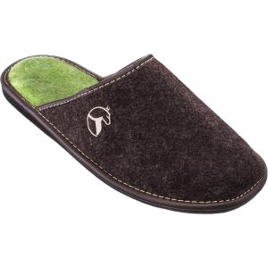 Kalanka-Chaussons Hommes Pantoufle Chausson Homme Cuir Mules Pantoufles M66 - Neuf