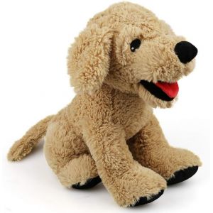 DDA-Peluche Chien Golden Retriever 30,5cm Chien Peluche Réaliste Douce Marron Clair, Cadeau Parfait pour Les Amies Enfants Copines au Saint-Valentin FR helpe Anniversaire ou d'autres Fêtes - Neuf