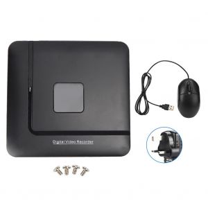 Enregistreur video reseau IP 8 canaux Full HD 5 MP, protocole ONVIF, prise britannique - Neuf