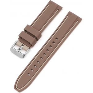 Silicone Watch Strap 20mm Compatible Avec Omega X Swatch Moon Watches Men Women&iquest;Vivoactive 3, Forerunner 245/645, Vivomove Hr, Galaxy Watch - Neuf