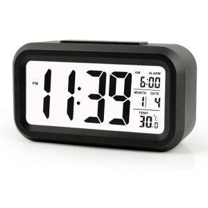 ERYI-® Créatif Réveil Matin Snooze Reveille Horloge Alarme Clock Écran Rétroéclairé Led Affichage Numérique De Avec La Fonction De Spectacle De Date De Calendrier, Température, Temps, Voyants Intelli - Neuf
