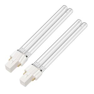 Lot De 2 Ampoules Uv-C De Remplacement 13 W Pour Filtre Biologique Pressuris&eacute; Pour Bassin - Neuf