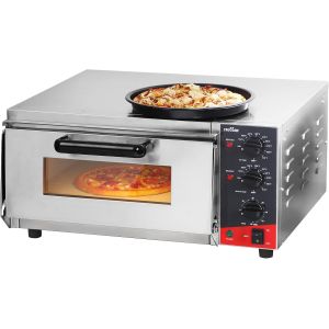 Nouvelhorizonstore-Crosson Four &Eacute;lectrique Pour Pizza 16 Pouces, Four &Agrave; Pizza &Eacute;lectrique Professionnel En Acier Inoxydable, 230 V/2 000 W, Avec Pierre Et Poign&eacute;e, Pour Int&eacute;rieur, Restaurant, Cuisine, - Neuf