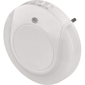 Veilleuse Led Avec Capteur Crépusculaire Et Interrupteur, Luminosité Réglable, Lumière D'orientation Pour Chambre D'enfant, Escalier, Sommeil, P3317, Blanc - Neuf