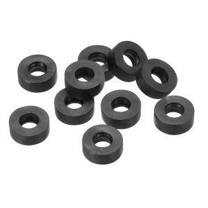 M6 Rondelle Plate Caoutchouc,10 Paquet 6 mm ID 12 mm OD 4.5mm Épais Etanchéité Espaceur Joint Anneau pour Robinet Tuyau Eau Tuyau Fixation Boulon,Noir - Neuf