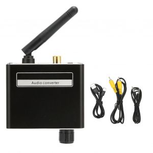 Convertisseur audio numerique vers analogique coaxial vers RCa 3,5 mm DaC adaptateur audio sans fil avec recepteur Bluetooth - Neuf