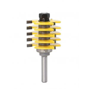 Mèche de toupie à doigts d'articulation réglable tige 8mm outils de coupe de travail du bois professionnels Hy - Neuf