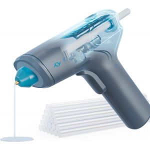 Chenquansarl-Lot De 20 Pistolets À Colle C Sans Fil À Moteur - 7 Mm X 140 Mm - Rechargeable De Type C - Pour Travaux Manuels, Projets Artistiques Scolaires - Neuf