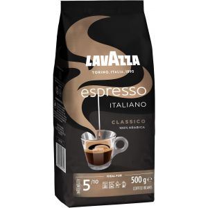 KALANKA-LAVAZZA - Espresso Italiano Classico, Café en Grains, Idéal pour la Machine Automatique, avec Notes Florales et Fruitées, 100% Arabica, Équilibré et Aromatique, Intensité 5, Torréfaction Légè - Neuf