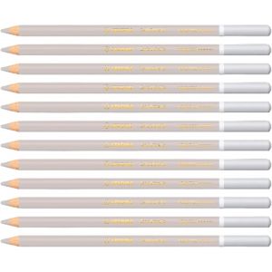 Eryi-Carbothello - Crayon De Couleur - Lot X 12 Crayons Pastel Fusain - Gris Neutre (1400/720) - Neuf