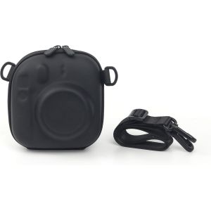 CHECARZHN--NO1-Étui De Transport Rigide Pour Instax Mini 12/11/9/8/40/7+ - Sac De Transport En Eva Pour Appareil Photo Polaroid Go 9035/9071/9070 Avec Sangle Et Poche Pour Accessoires - Noir, Instax - Neuf