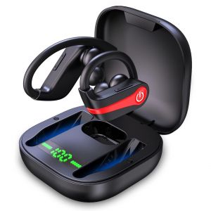Écouteurs sans fil : écouteurs de sport Bluetooth avec batterie longue durée - 10 heures de lecture - Neuf