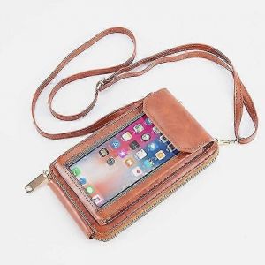 Mini portefeuille &eacute;cran tactile sac de t&eacute;l&eacute;phone portable unisexe &agrave; la mode sac de messager mignon - Neuf