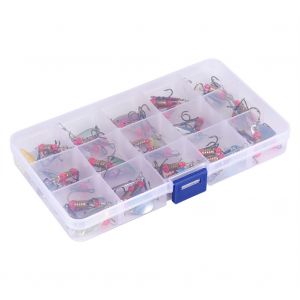 Ensemble D'appâTs ColoréS Pour La PêChe, Leurre Avec Triple HameçOn, Accessoire Pour L'extéRieur, 30 PièCes - Neuf