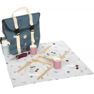 Ulteronixshop-small foot Sac &agrave; Dos de Pique-Nique &laquo; Tasty &raquo; en Bois, avec de Nombreux Accessoires, d&egrave;s 3 Ans, 12539, Color&eacute; - Neuf
