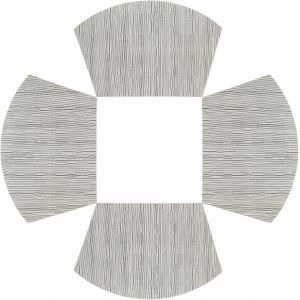 Sjzg-Lot De 4 Sets De Table Ronds En Vinyle Tiss&eacute;, Antid&eacute;rapants, R&eacute;sistants &Agrave; La Chaleur, Pour Ext&eacute;rieur, Int&eacute;rieur, F&ecirc;te, Vacances, Argent&eacute; - 45,7 X 30,5 Cm - Neuf