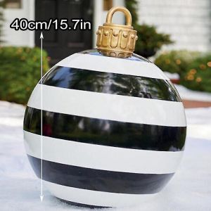 60cm Noël Pvc Boule Décorative Gonflable Coloré Noël En Plein Air - Neuf