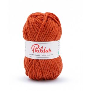 Phil Imaginaire¿6 ¿ Phildar ¿ Laine Épaisse Cocooning. Color : Orange Carotte - Neuf