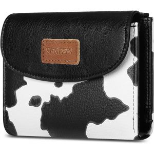 KGABERY-Portefeuille Femme Rfid Portefeuilles Avec 10 Emplacements Cartes Et Zippé Pochette À Monnaie Porte Feuilles Pour Femme Court Porte-Monnaie Femme Cuir Avec Nombreux Compartiments - Neuf
