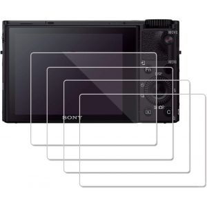 [Lot de 4] Protecteur D'écran compatible pour Sony RX100VI RX100V RX100IV RX100III RX100II RX100 Protecteur de Verre Trempé [Cristal Clair] [sans Bulle] - Neuf