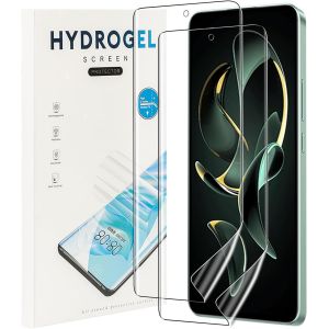 CAUC-2 Pi&egrave;ces Protection &Eacute;cran pour Xiaomi 13T/Xiaomi 13T Pro (Pas Verre Tremp&eacute;),Film Flexible Soft HD Hydrogel,Anti-Rayures,Compatible avec Lecteur d&iquest;Empreinte,sans Bulles,Facile &agrave; Installer - Neuf