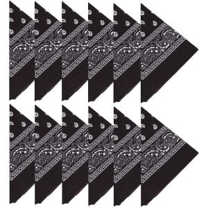 Ershi-Coton, 1er 6 Ou 12 Pack Bandanas Avec Motif Paisley Original | Couleur Au Choix[14] - Neuf