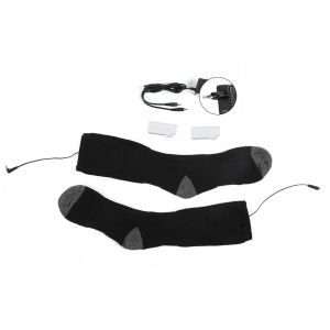 Chaussettes Chauffantes Electriques Lavables, Rechargeables, Chauffe-Pieds D'hiver, Prises Ue 100-240 V - Neuf