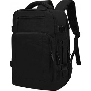 lbgwp60-Sac À Dos De Voyage Cabine Avion 40 X 20 X 25 Cm, Sac De Voyage Ryanair 40 X 20 X 25 Cm, Imperméable, Bagage À Main Avec Port De Charge Et Poche Antivol, Noir 40 X 20 X 25 Cm, 40X20X25 - Neuf