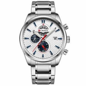 Montre-Bracelet &Agrave; Quartz Pour Homme Curren 8352 Avec Bracelet En Acier Inoxydable - Neuf
