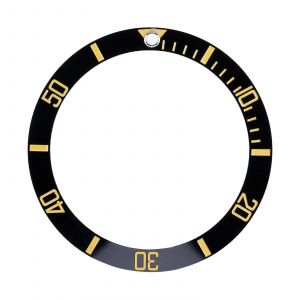 Nouvelle Montre En C&eacute;ramique Montre-Bracelet Lunette Insertion Boucle Pi&egrave;ces De Rechange (Or) - Neuf