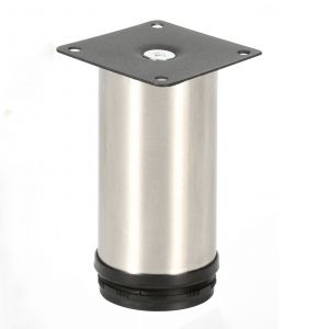 Lot de 8 Pieds de meubles r&eacute;glables pieds de support de meubles en acier inoxydable adapt&eacute;s aux canap&eacute;s, lits, armoires 80mm - Neuf