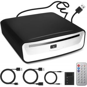 Lecteur Cd Dvd Voiture Externe Avec Port Usb, Lecteur Cd Pour Autoradio Android, Contrôle Tactile, Plug & Play, Lecteur Cd Externe Portable Pour Voiture, Camion, Ordinateur - Neuf