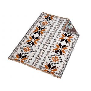 Couverture Beige 90x180cm Pour Camping, Pique-Nique, Canap&eacute;, Serviette - Neuf