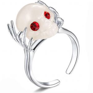 Bague Vintage Pour Hommes Femmes Crâne Cool Goth Knuckle Ring Anti-Stress Bijoux - Neuf