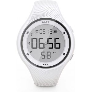 Montre Podomètre Numérique Étanche,Tracker De Fitness Non Bluetooth,Compteur De Pas,Distance,Vibration - Neuf