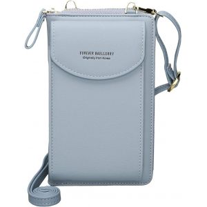 TIANYI-Portefeuille Femme Sac &agrave; Bandouli&egrave;re pour T&eacute;l&eacute;phone Portable Femmes Cuir PU Porte Monnaie T&eacute;l&eacute;phone Portable Pochette Porte Carte Portefeuille - Neuf