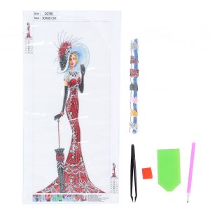 bricolage strass peinture &eacute;l&eacute;gante dame motif cristal peinture broderie image d&eacute;coration kitDZ581 - Neuf