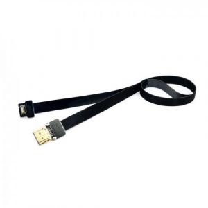 Eryi-Câble Plat Fpv Micro Hdmi Mâle Vers Hdmi Mâle Fpc Coudé À 90 Degrés Vers Le Bas 50 Cm Pour Photographie Aérienne Avec Drone Multicopter-Old Jamaica Ginger Beer - Neuf