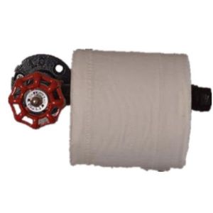 &Eacute;tag&egrave;re murale r&eacute;tro en fer et bois pour salle de bain - Neuf