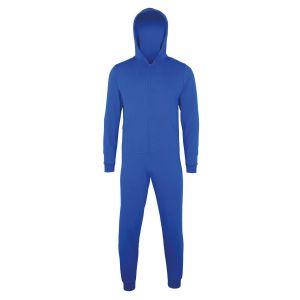 Combinaison - Grenouill&egrave;re Sweat &Agrave; Capuche Enfant - Cc01j - Bleu Roi - Neuf