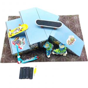 Finger Skateboard Patins Table Top Fingertip Skateboard Combinaison Scene Etrange Jouet - Neuf