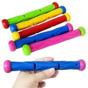 Ensemble de b&acirc;tons de plong&eacute;e pour enfants, jouet de plong&eacute;e pour piscine, jouet aquatique, torpille de plong&eacute;e avec tuba, coordination ?il-main-Ensemble de 5 pi&egrave;ces A05 - Neuf