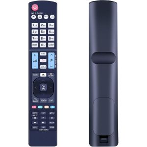 T&eacute;l&eacute;commande de Rechange AKB74455403 pour LG TV 22LE3320 26LV2500 32LH4900 39LB650V 42LB650V 42PC1RV 42PW450 49LF640V 50LB650V 50LF650V 55EC900 V pour LG. T&eacute;l&eacute;commande Incluse - Neuf