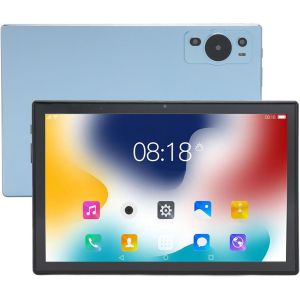 CHECARZHN--NO1-Tablette Hd De 10,1 Pouces, Écran Ips 2560 X 1600, 8 Go De Ram, 256 Go De Rom, Android 13, 5G Wifi Bt5.2 4G Calling, 8Mp+16Mp Caméras, Gps Fm, 8000Mah, Blue - Neuf