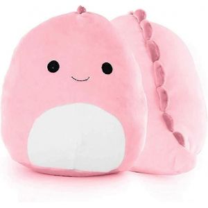 Peluche mignon dinosaure peluche animal jouet en peluche 3D dinosaure oreiller coussin de dos souple - Neuf