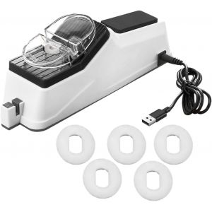 Aiguiseur De Couteaux &Eacute;lectrique - Aff&ucirc;teuse De Couteaux Multifonctionnelle - Accessoires De Cuisine Avec Aff&ucirc;teur De Ciseaux,Interface Usb Pour Un Aff&ucirc;tage Rapide En 5 Secondes - Neuf