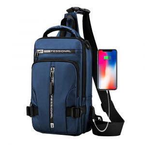 Sac Bandouli&egrave;re Antivol Pour Voyages Et Randonn&eacute;es - Noir - Neuf