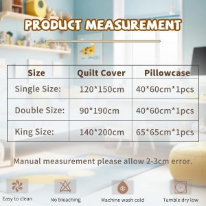 Sjzg-Housse De Couette Enfant Fille Arc-En-Ciel Avec 1 Taie D'oreiller 40x60cm,Nuages, &Eacute;toiles Style Dessin Anim&eacute; Parure De Lit Pour Les Hommes Et Les Femmes (Style-01, 90 X 190cm) - Neuf